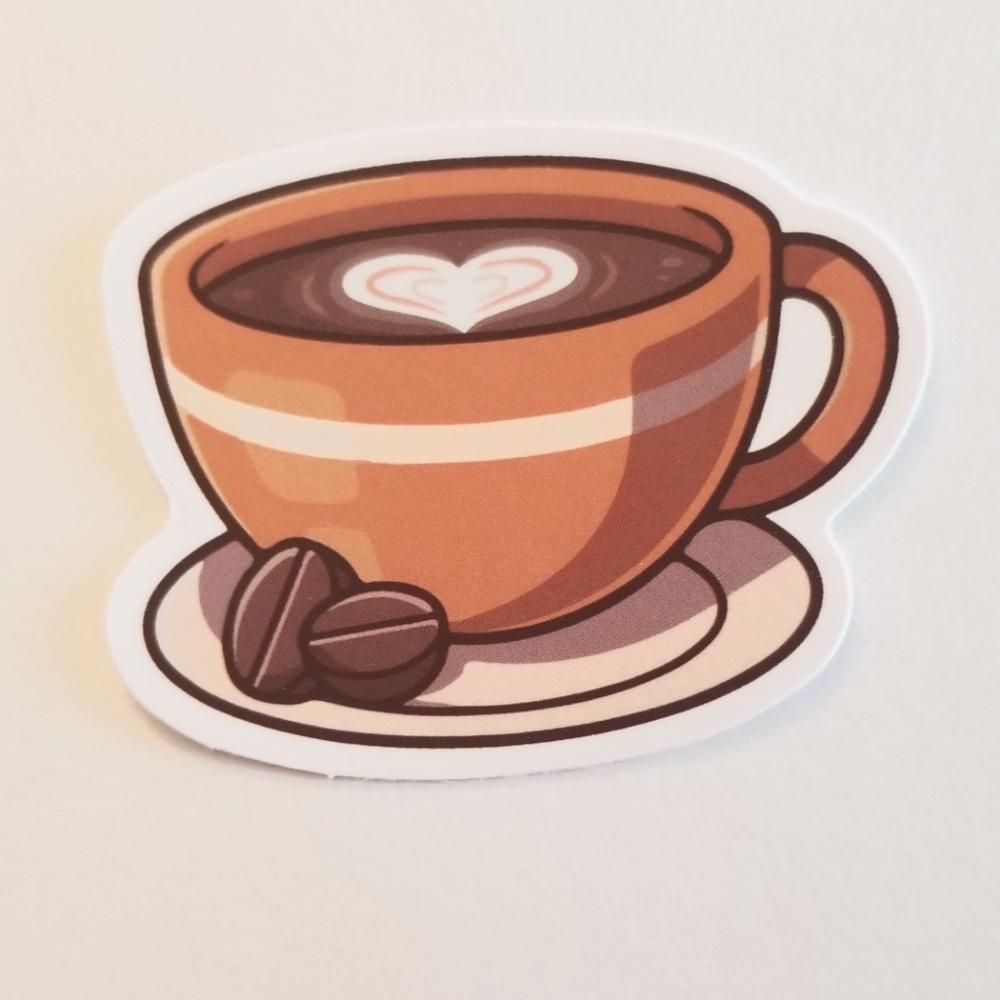 10/$10 Cup Of Coffee Sticker